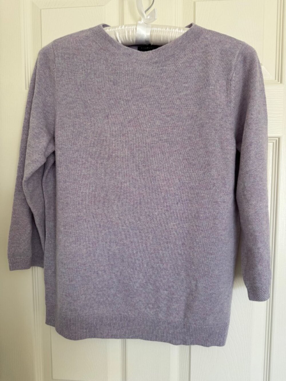 Talbots lilac cashmere sweater